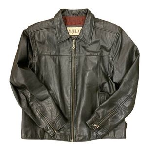 Wilson’s Black Leather Jacket Size M